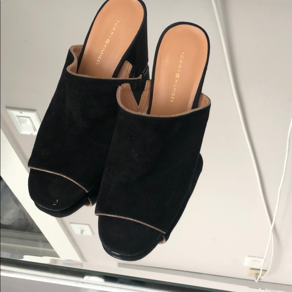 Tommy Hilfiger heel slippers